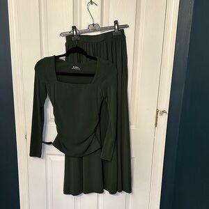 Forest Green- ladies size xs
OGL- Brahmi top and circle skirt